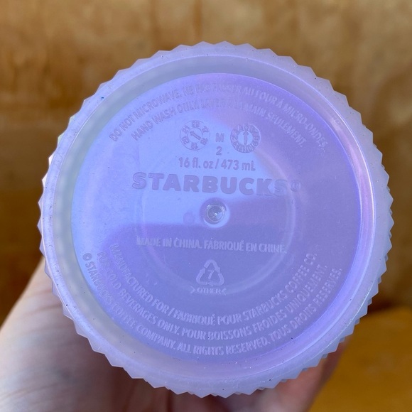 Starbucks Lilac Studded 16 oz Holiday Winter Collection 2021 Purple Tumbler - Picture 5 of 6